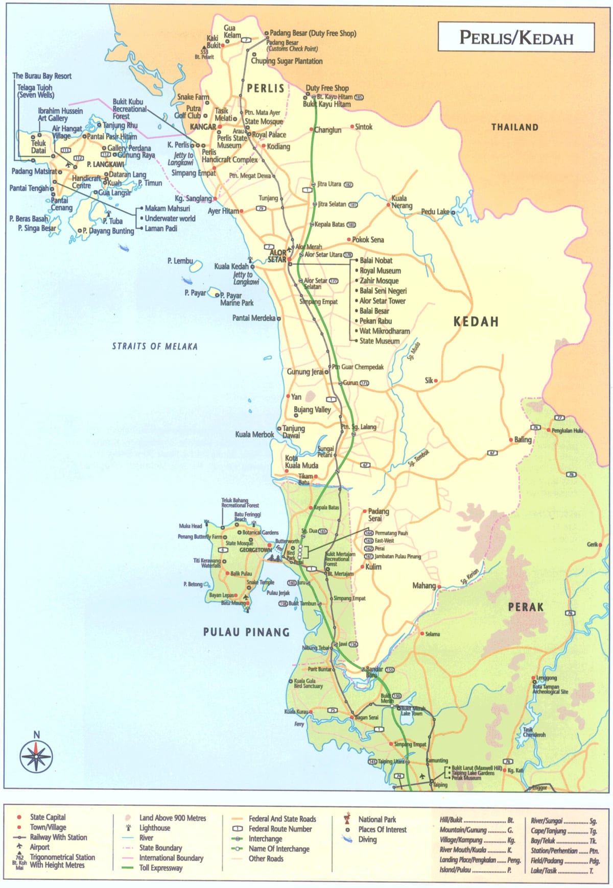 malásia kedah mapa