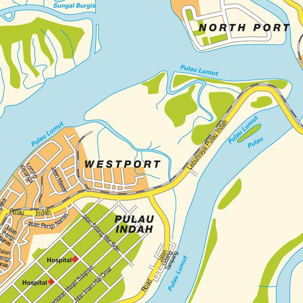 kluang malásia mapa