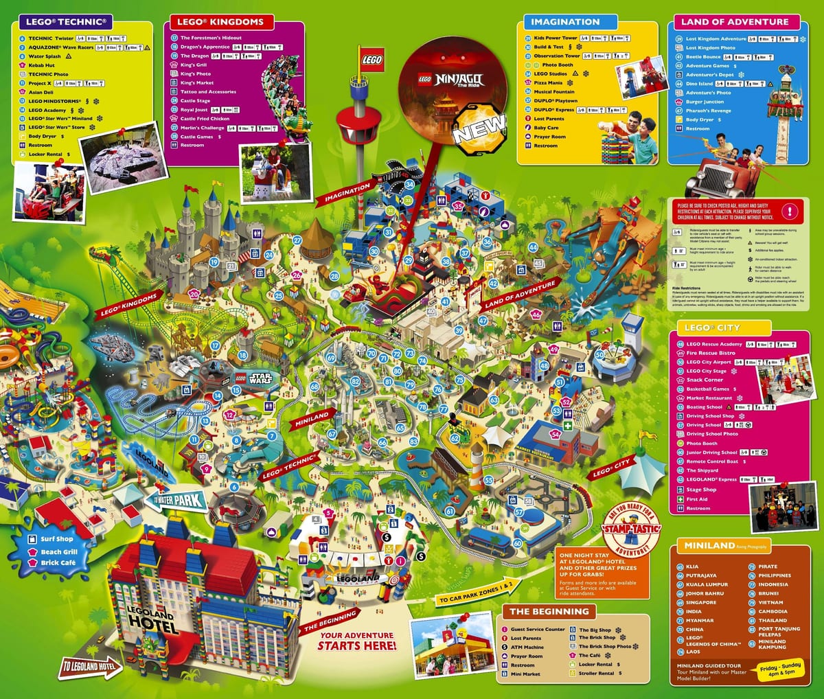 mapa da legoland malásia