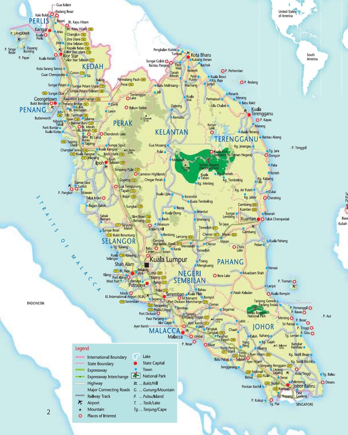 a malásia, em kuala lumpur mapa