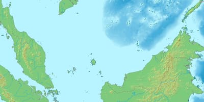 Mapa da malásia 3d