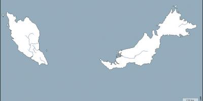 Malásia mapa vetorial ai